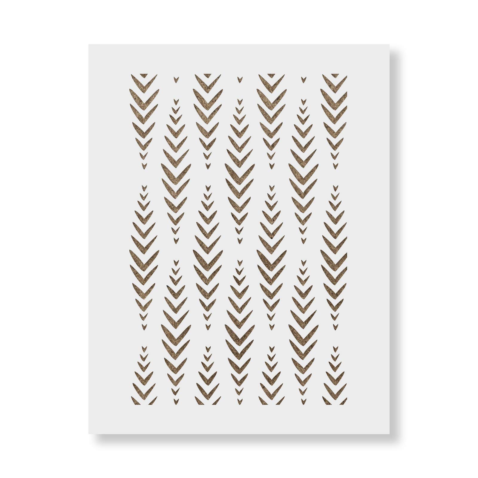 Dashed Arrow Pattern Wall Stencil - DIY Wallpaper Alternative - Easily Brighten Up Your Home with This Reusable Wall Pattern Stencil (B091RH94Z5) Amazon Price History, Amazon Price Tracker