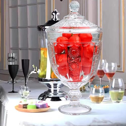 Miniatura 13 de Tarros de cristal de 24 onzas líquidas con tapas, paquete de 3 tarros de boticario, tarro de almacenamiento para dulces, galletas, aperitivos