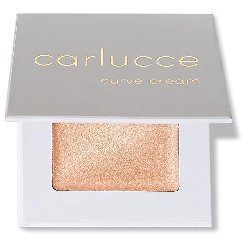 Carlucce Crema Curve (Awaken) 3 en 1 - Crema multiusos para resaltar, contornear y base de ojos, maquillaje y cuidado de la piel en uno, crema vegana
