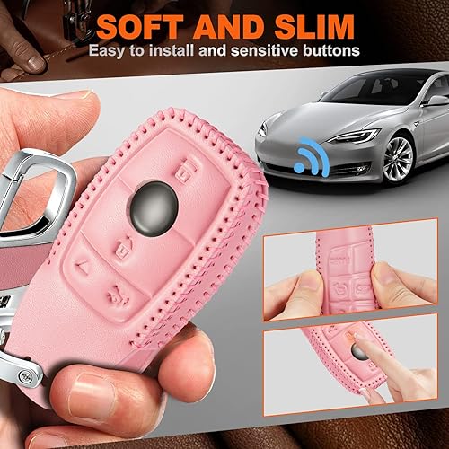 Miniatura 2 de Funda para llavero Benz Futi, Rosado
