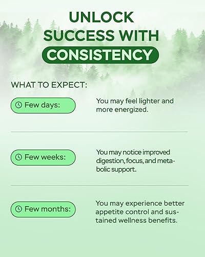 Miniatura 8 de Suplemento berberina HCL  Activador GLP-1 de triple fuerza con vinagre de sidra de manzana y extracto de té verde  Apoyo a la composición corporal,