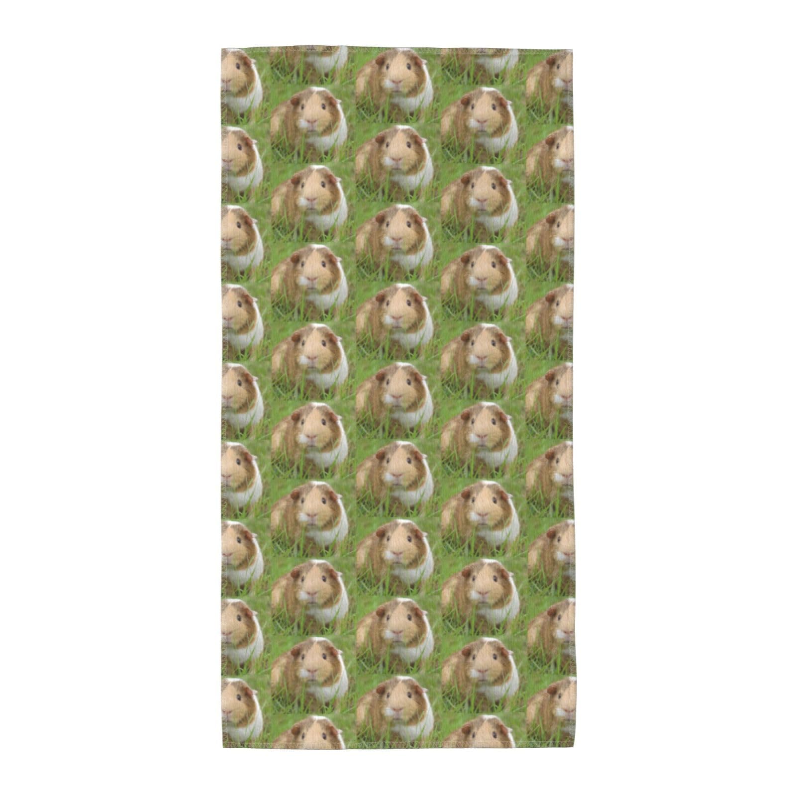 WYCZHY Guinea Pig Printed Quick Dry Beach Towel For Camping Travel Vacation