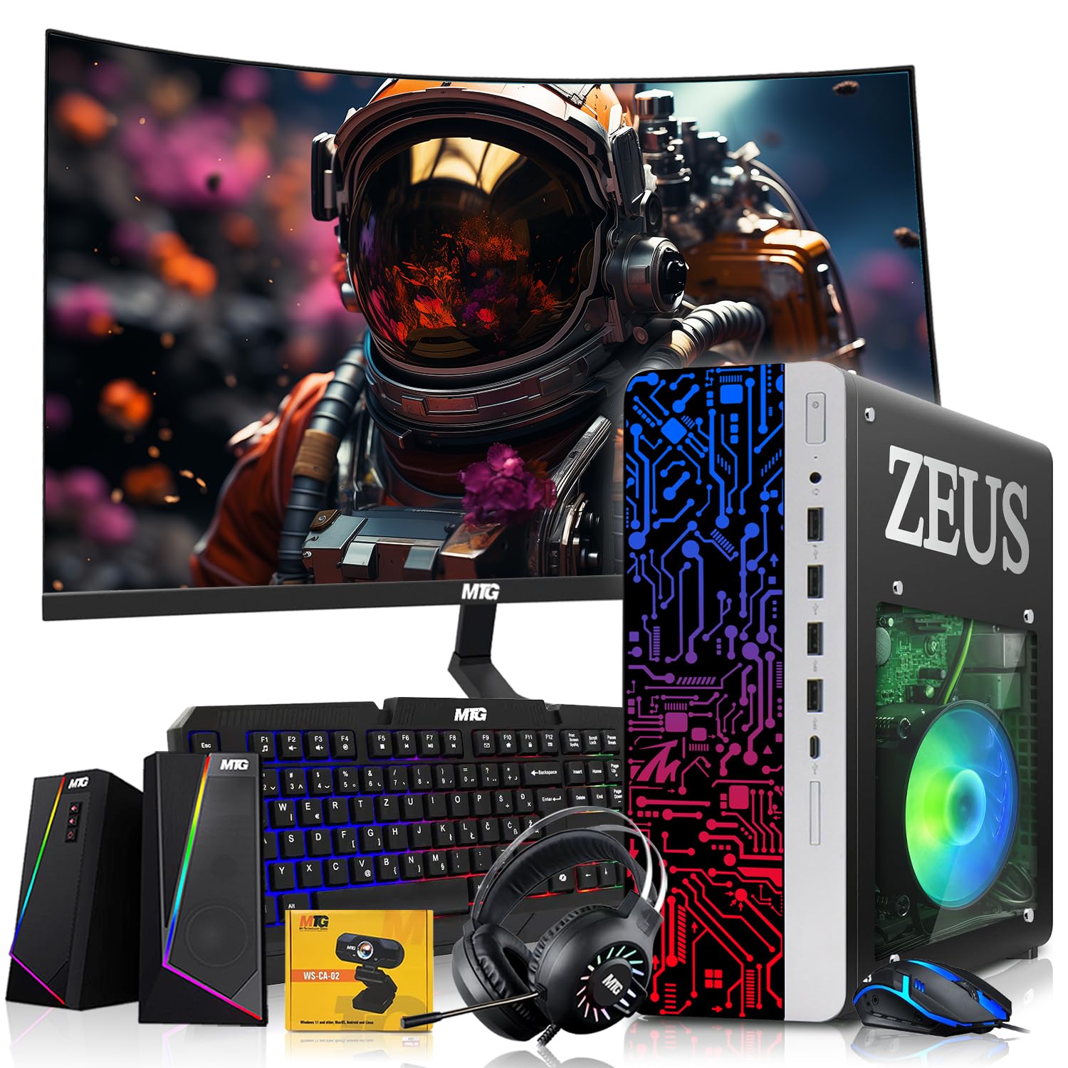 Amazon.com: TechMagnet Zeus Pro 8 Gaming Desktop PC, Intel i5, GT