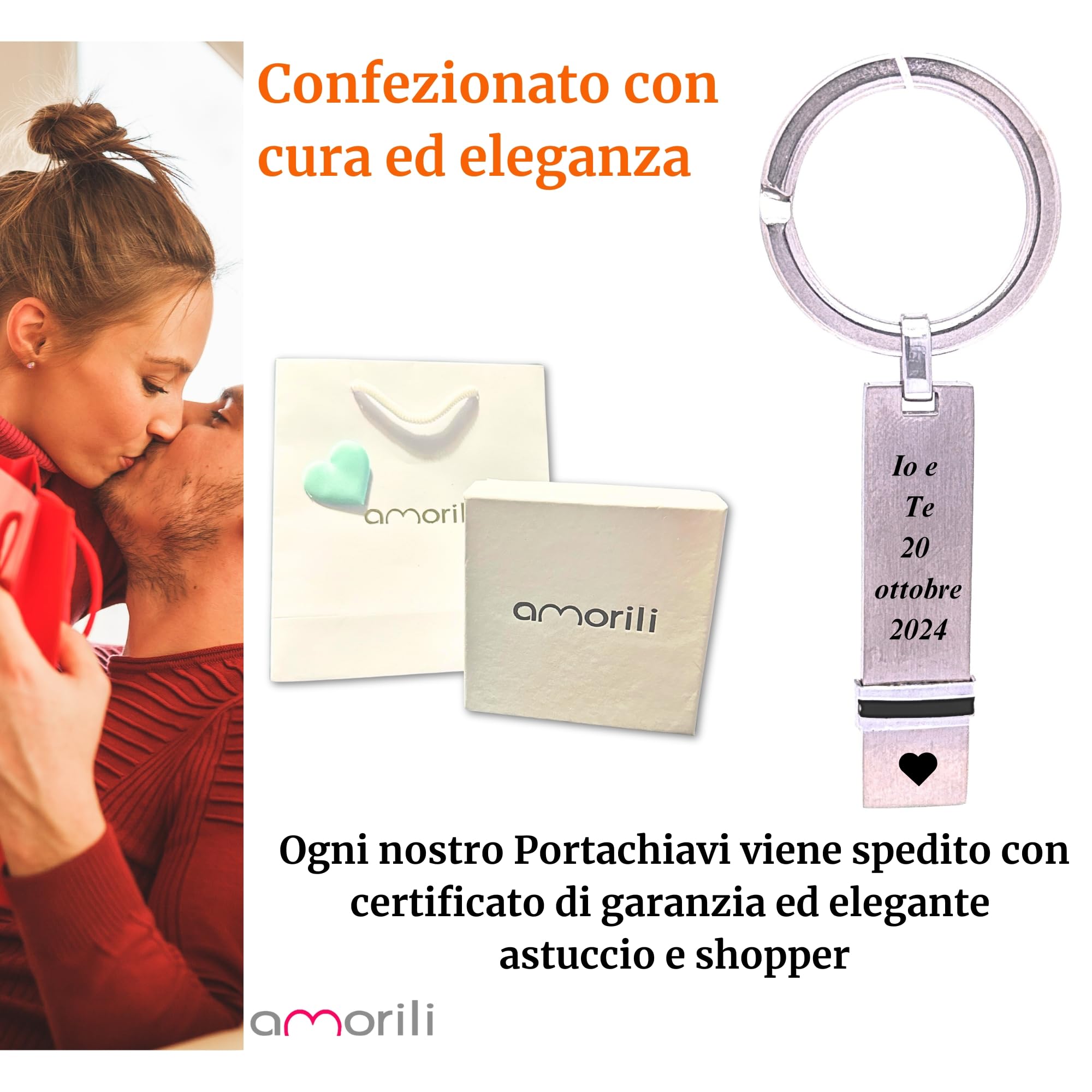 Portachiavi uomo piastra acciaio ottimo da incidere prt0022