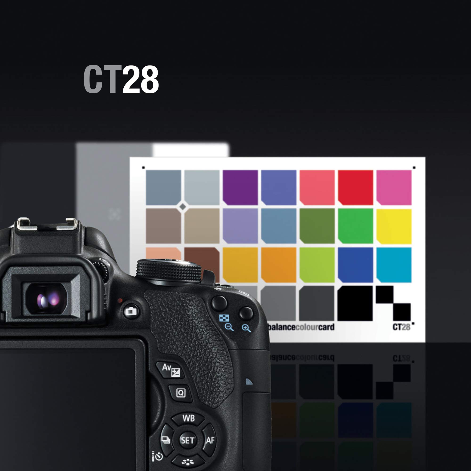 Tarjeta CT28 Color Gris para Fotógrafos y Diseñadores. Tarjeta de Crédito CT28 de 3 x 2 (86 mm x 54 mm). Tarjeta de PVC impermeable laminada mate para todas las condiciones incluyendo bajo el agua.