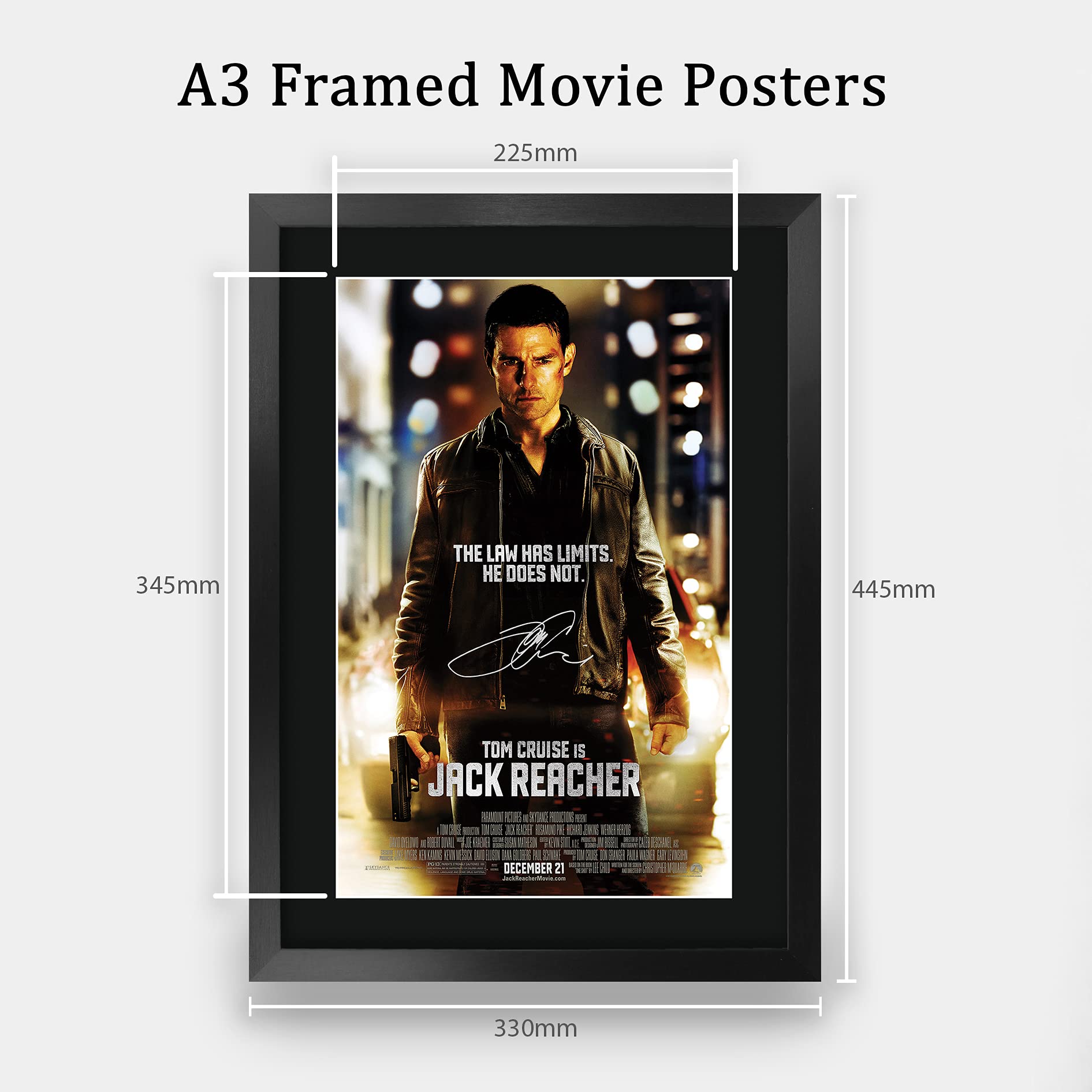 Amazon.com: HWC Trading Jack Reacher Movie Poster Tom Cruise