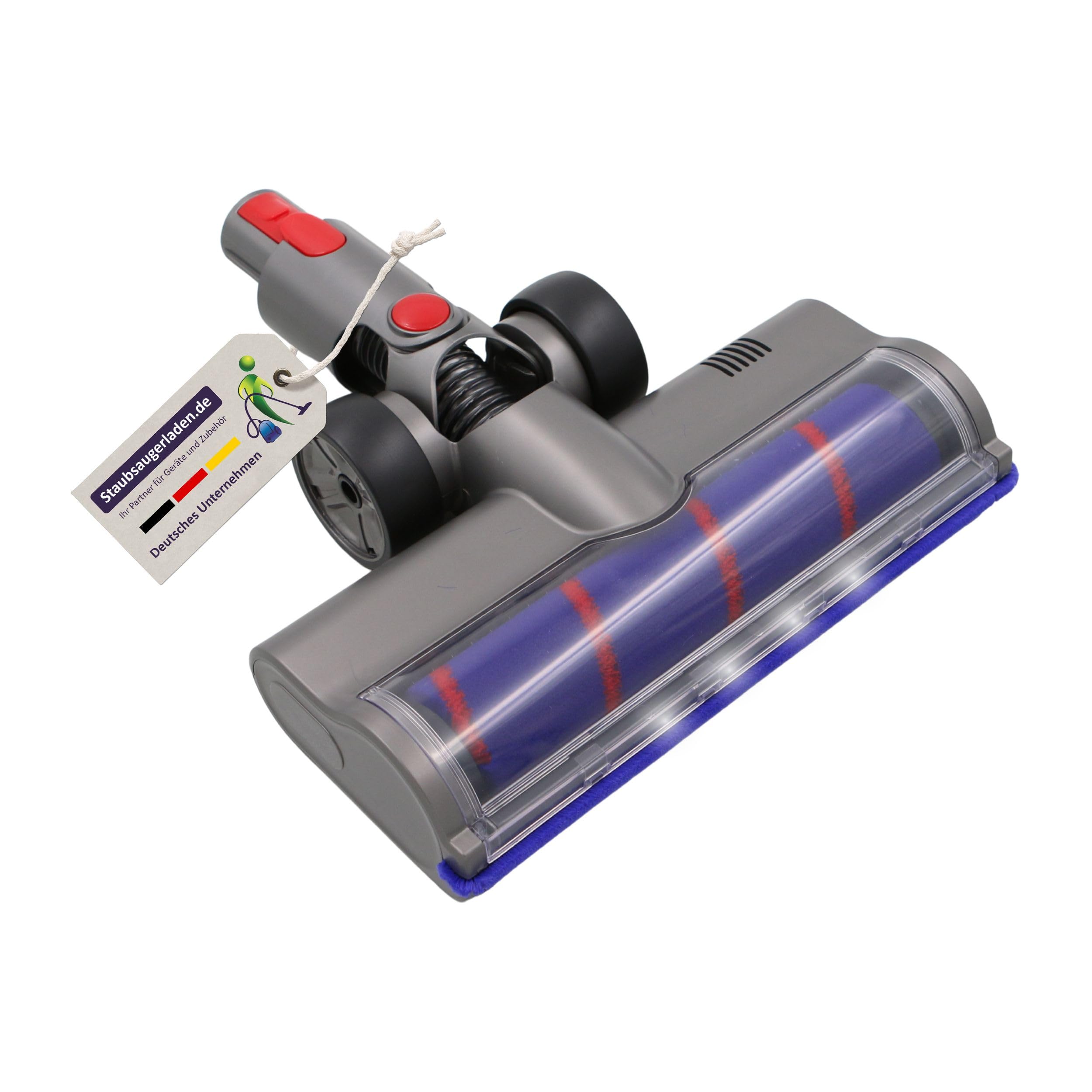 Wysokiej jakości szczotka elektryczna z miękkim wałkiem, LED i taśmą ochronną do mebli, pasuje do Dyson V7 V8 V10 V11 V15