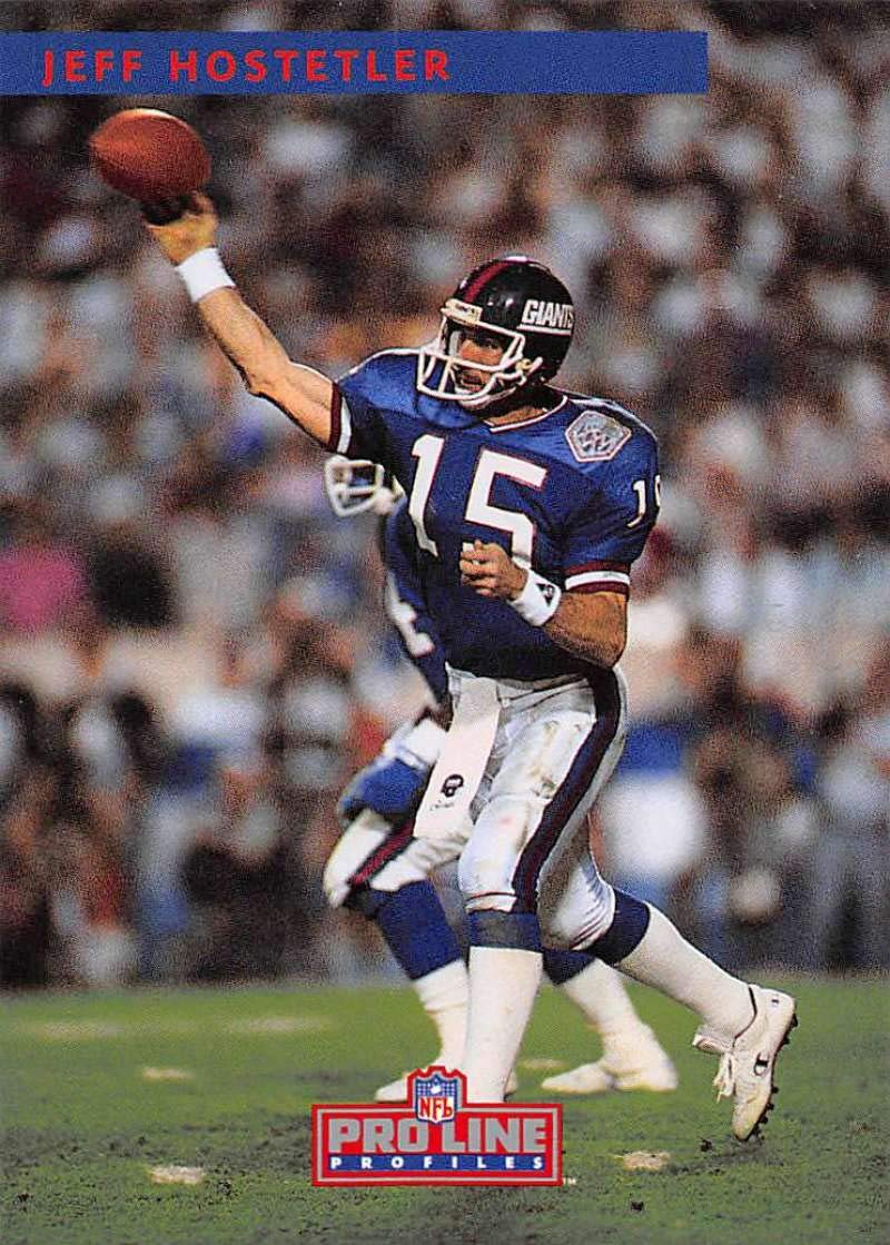 Amazon.com: 1992 Pro Line Profiles Football #271 Jeff Hostetler