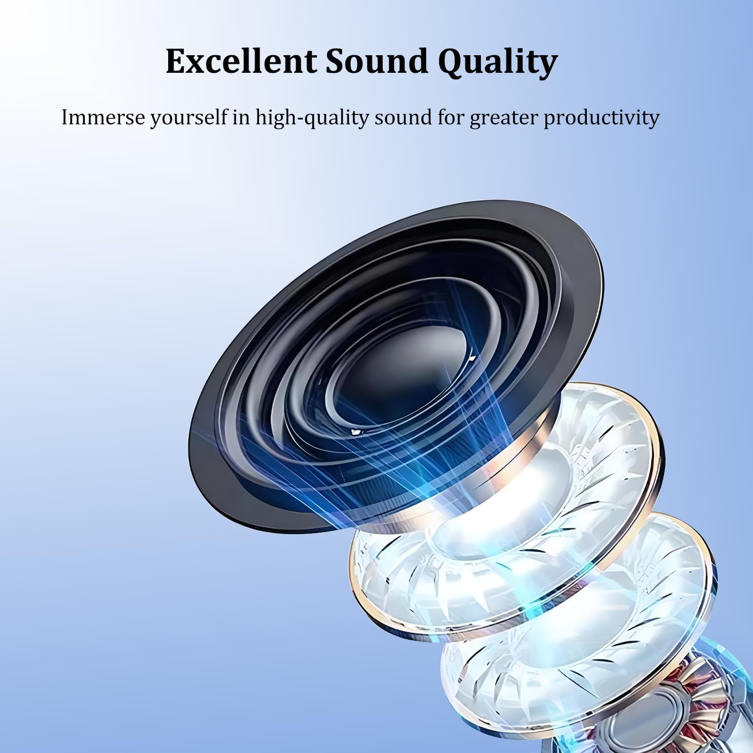 Wired USB Earbuds with Boom Mic, Single-Side USB Headphones with Wrap-Around Ear Hooks for PC Mac Laptop Call Center Home Office Skype Webinar Remote Work - Image 5