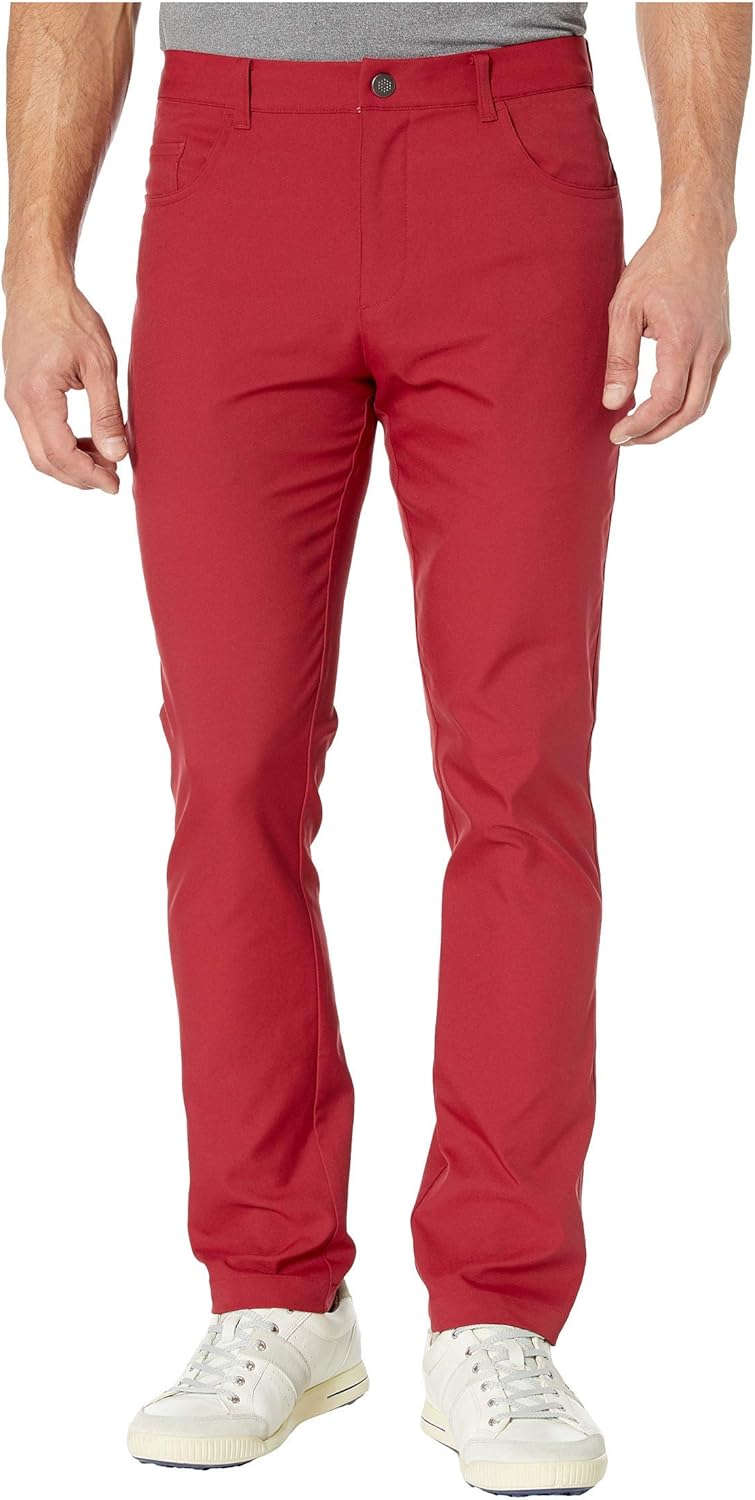 PUMA Men's Golf 2019 Jackpot 5 Pocket Pant, Rhubarb, 32 x 34 Buy