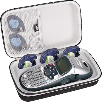 Aproca Case Compatible with DYMO LetraTag LT-100H / 100H Plus Handheld Label Maker, Storage Hard Portable Bag for Machine Tapes and Accessories -Black Case Only