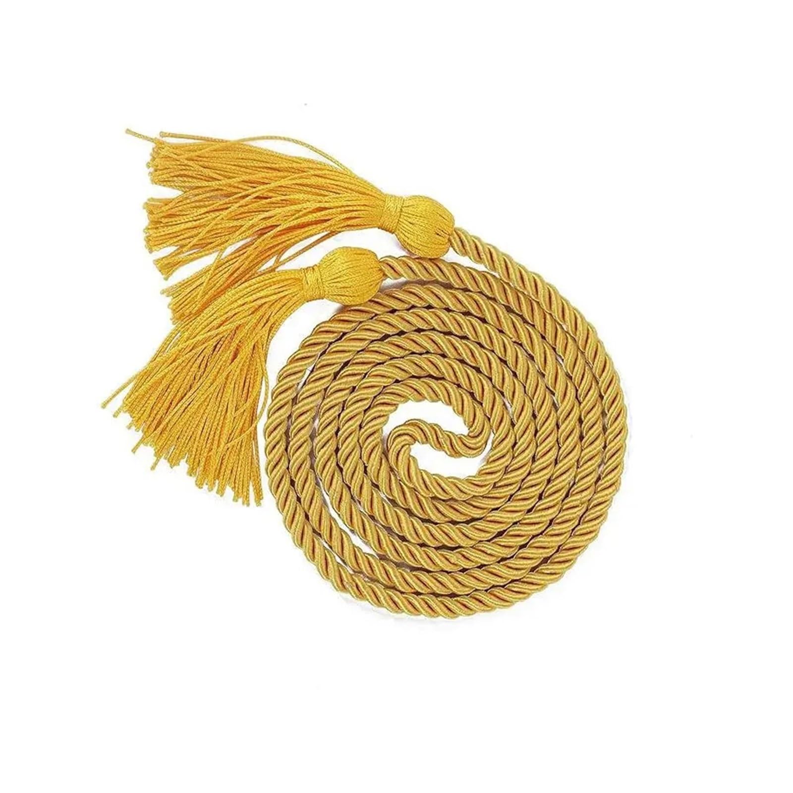 Lot de 10 cordons à pompons de 170 cm à double frange, pour remise de diplôme et rideaux
