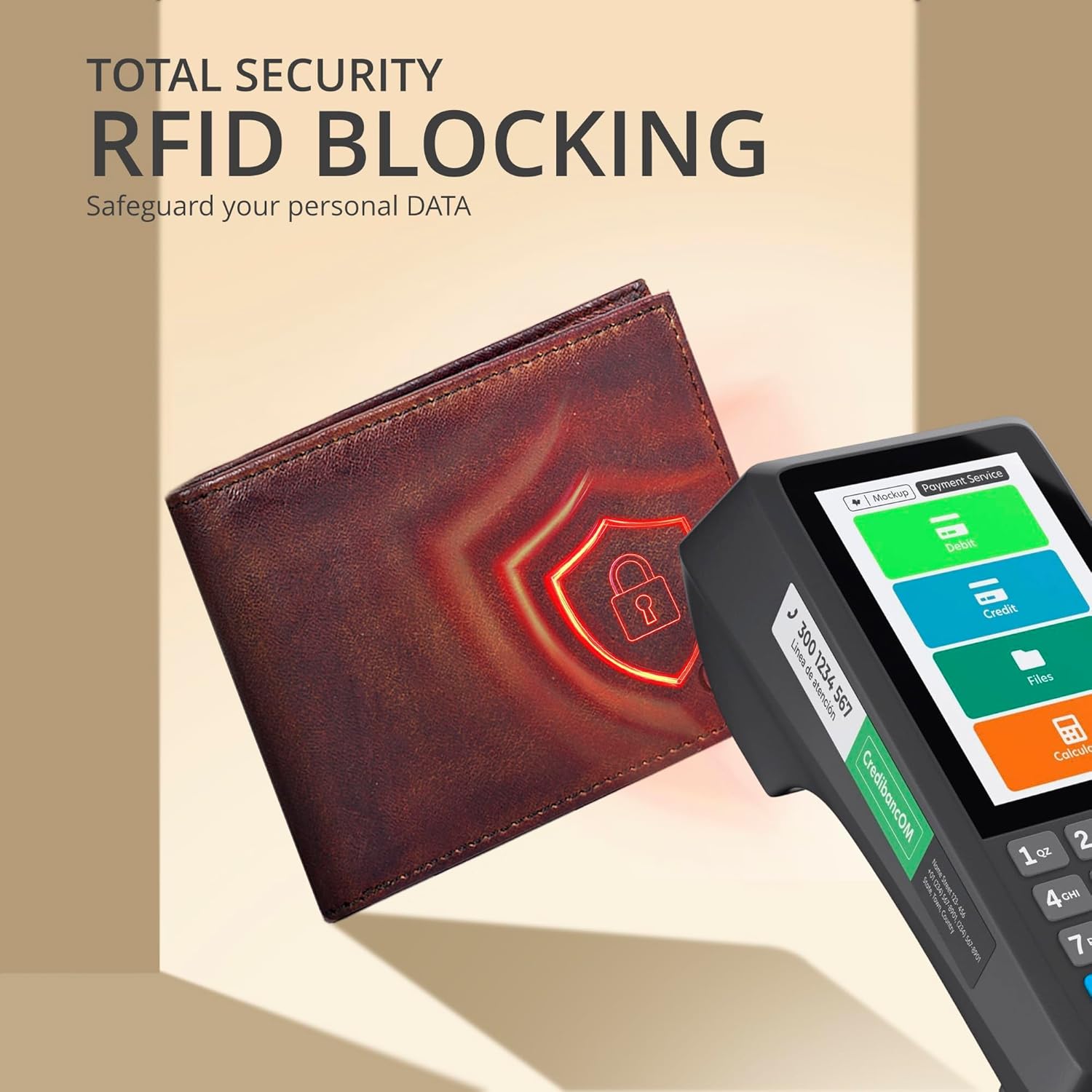 Oak Leathers Leather Wallet for Men - RFID Bifold Wallets with 9 Credit Cards 1 ID Window Slim Minimalist Front Pocket Gift For Men - Image 5