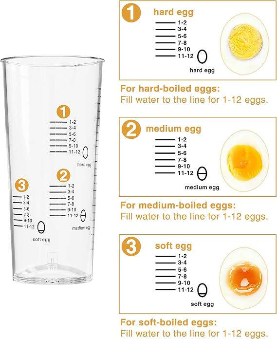 Evoloop Rapid Egg Cooker Electric 12 Eggs Capacity with Evoloop Electric Tea Kettle 1 L