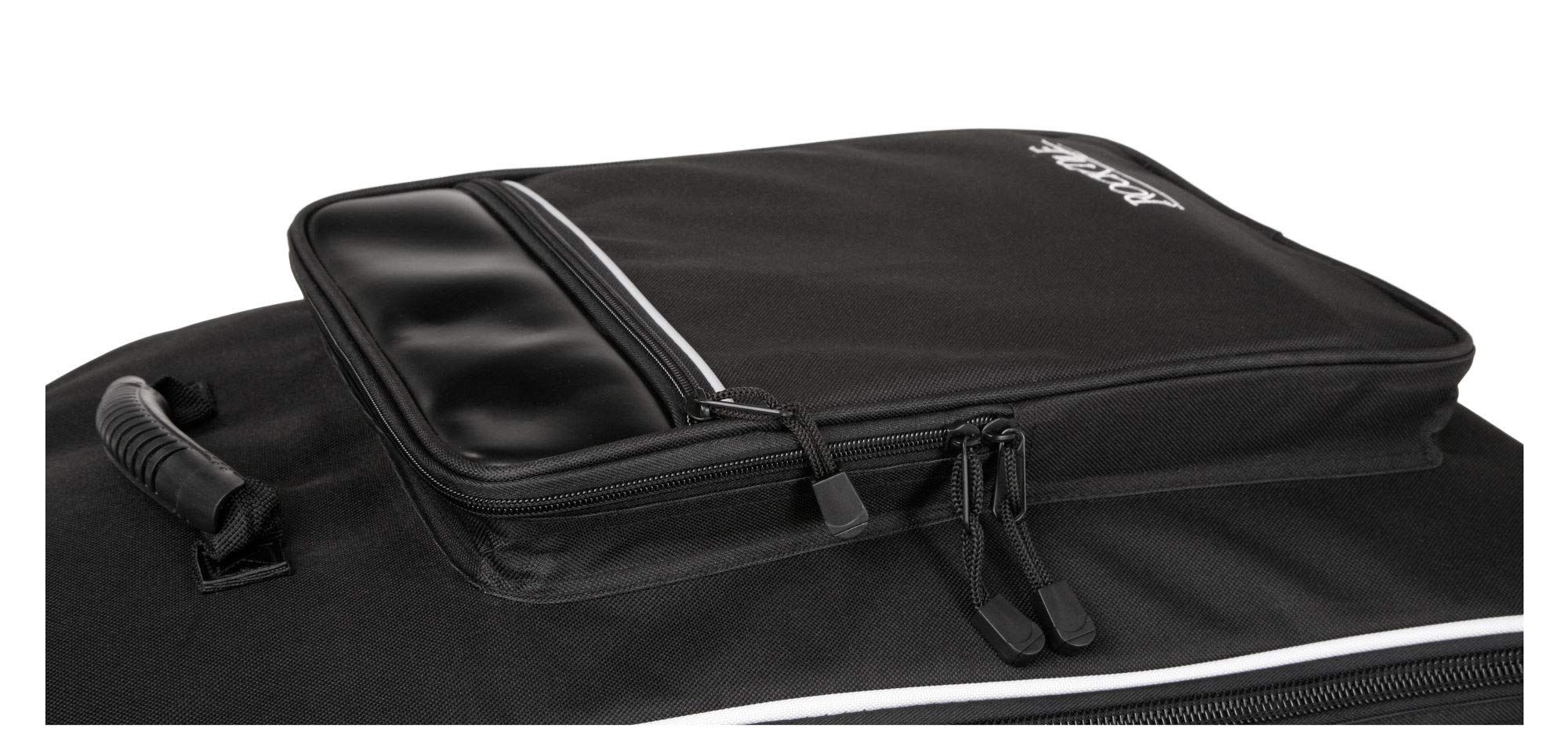Rocktile Fatboy II BK E-Bass Black Starter Bundle, Basso Elettrico | Basso Elettrico Stile Jazz, 2 Pickup Single Coil, 2 Controlli Volume/ 1 Controllo Tono, Corpo: Tiglio, Tastiera: Palissandro