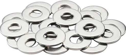 M8 Washers (20 Pack) M8 x 16x1.6mm Large OD Plain Wide Metal Round Flat Spacer Repair Washer 304 Stainless Steel Washers For Screws Bolt