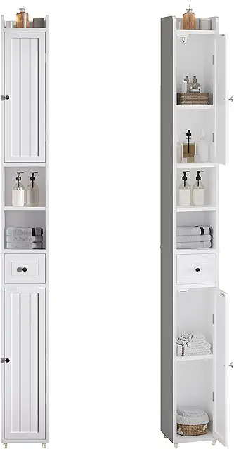 Narrow Bathroom Storage Cabinet Tall