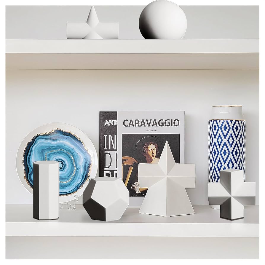 幾何学模様と個性的な大型オブジェ　造形作家　美術アート　リビング　インテリア陶芸 幾何学模様と個性的な大型オブジェ 造形作家 美術アート