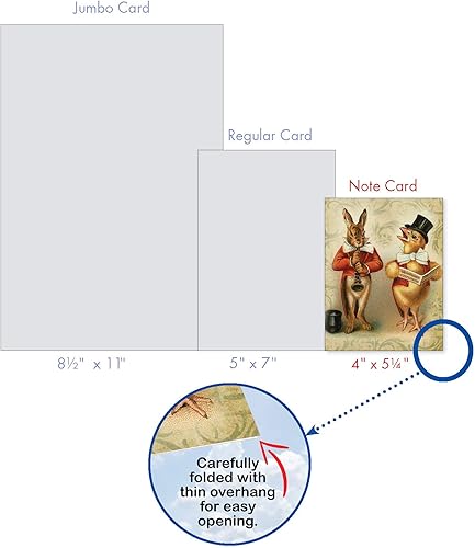 Miniatura 7 de The Best Card Company - 10 tarjetas de agradecimiento surtidas con sobres, juego surtido de tarjetas de agradecimiento de 4 x 5.12 pulgadas - Funny
