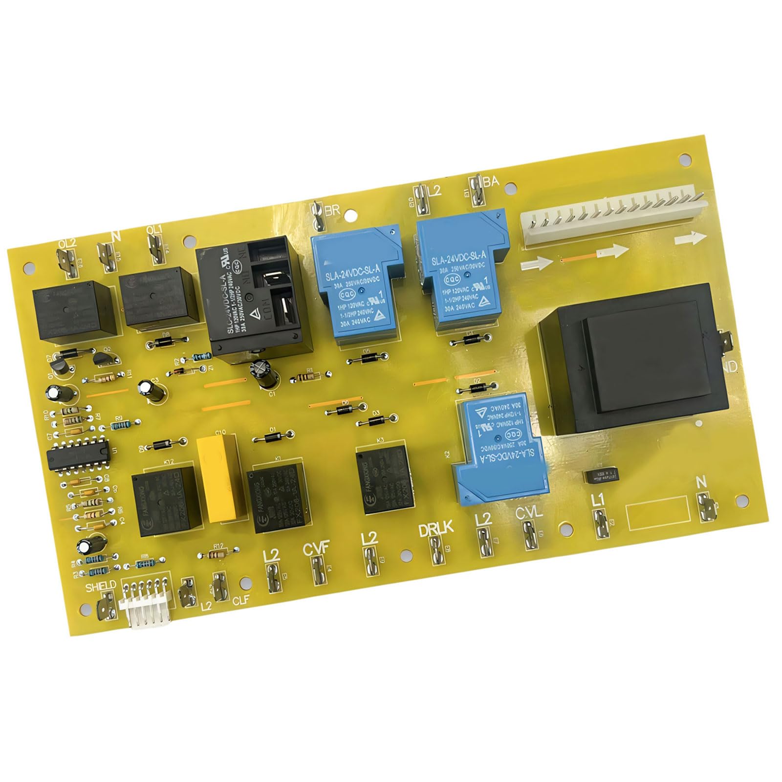 Geavonyg 92029 PCB Relays Board Replacement Ranges Oven Part Replaces DE81-08448A, 62439, 82993 Easy to Installation PCB Relays Board