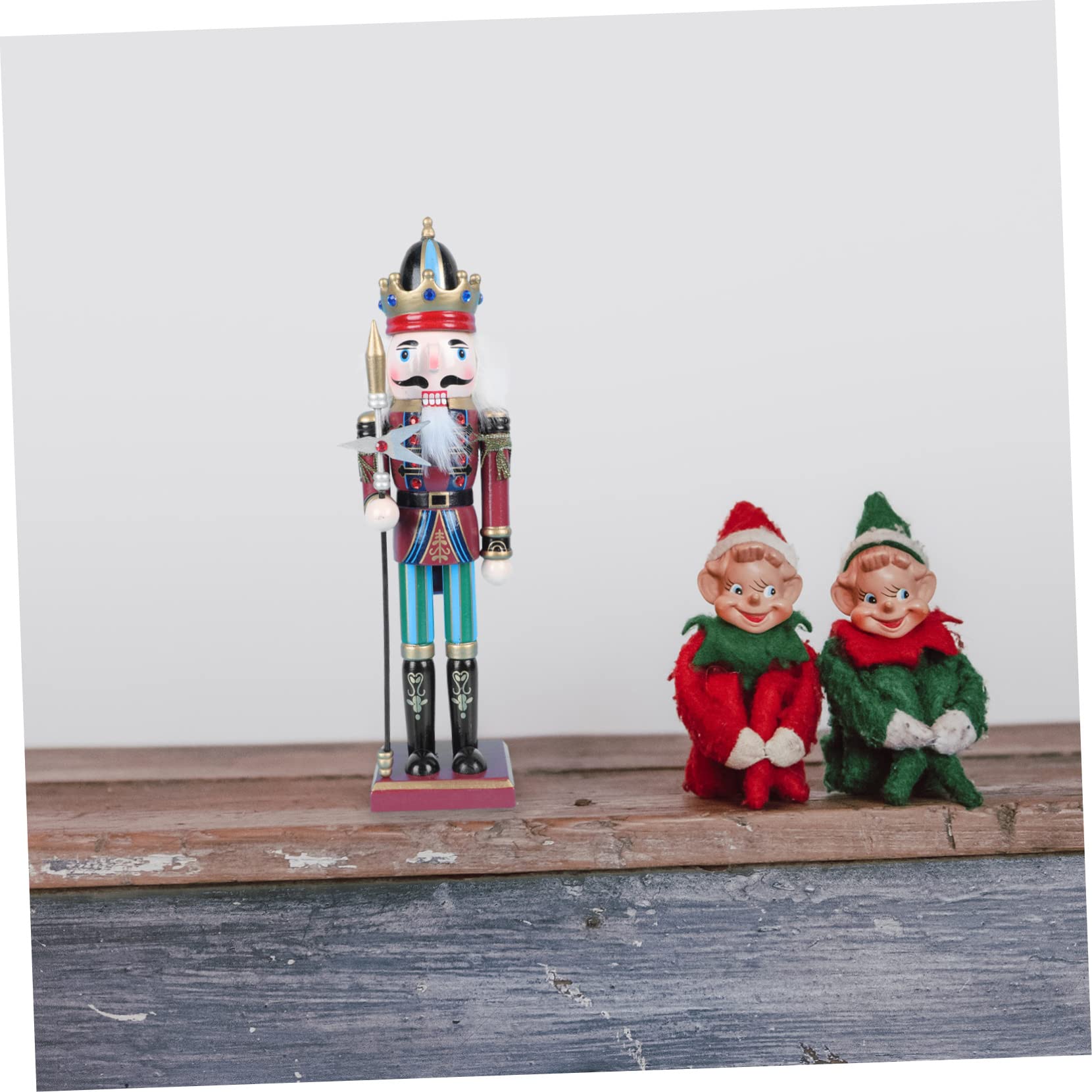 Amazon.co.jp: OKUMEYR シー木製くるみ割り人形の兵士 置物 クリスマス