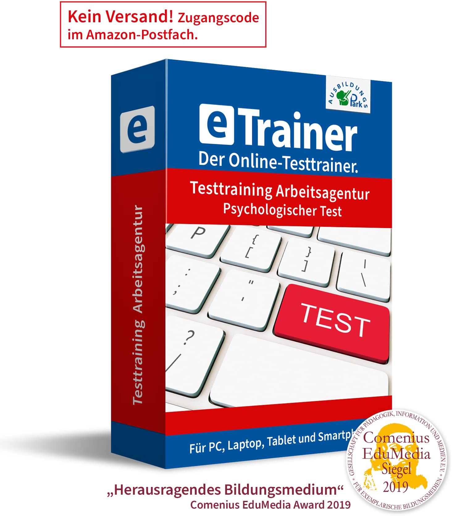 Psychologischer Test der Arbeitsagentur Vorbereitung: eTrainer Online-Testtrainer | Über 1.600 Aufgaben mit Lösungen