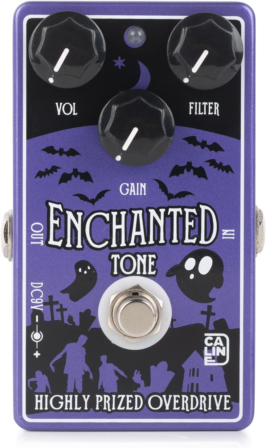 CP-511 Enchanted Tone Overdrive Guitar Effect Pedal True Bypass Aluminum Alloy Casing