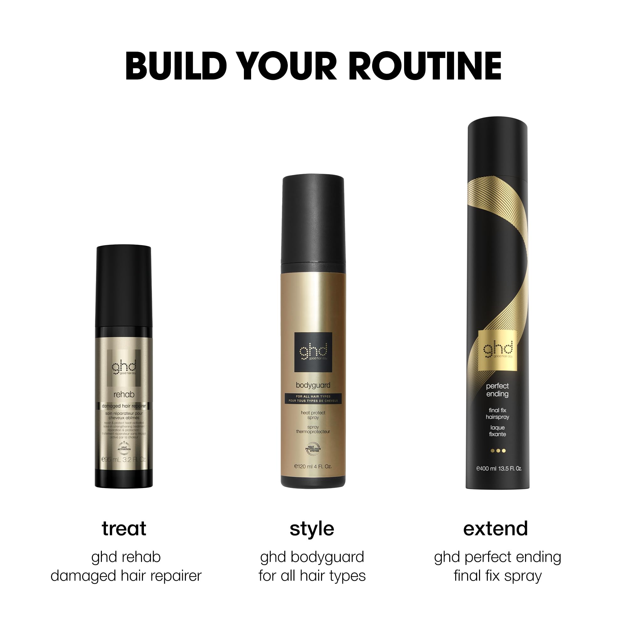 GHD Style Heat Protection Spray 120 ml pour adultes, usage quotidien, format pratique