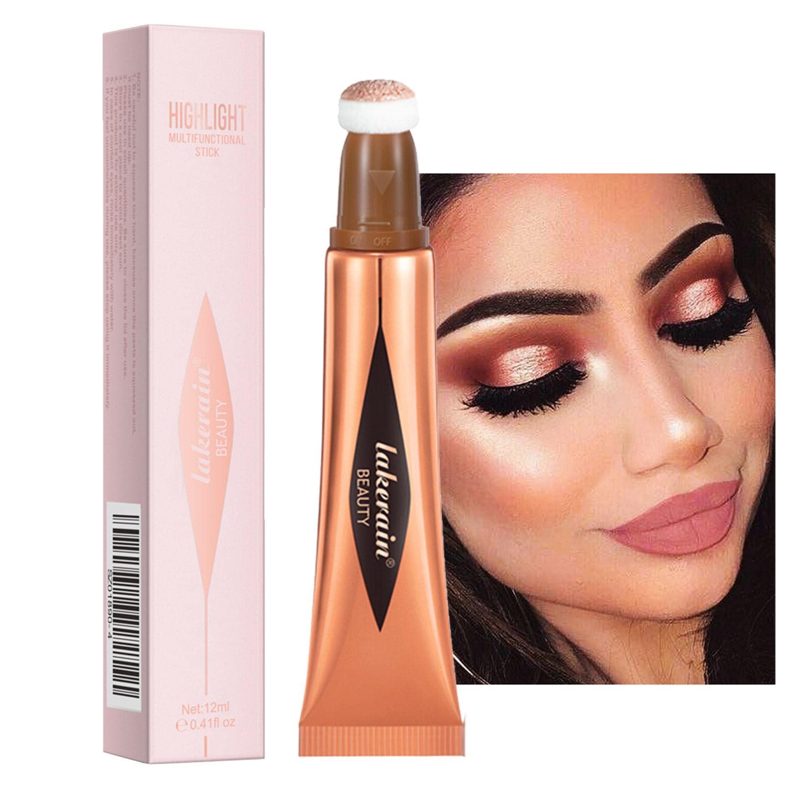 Stick | Multifunctional Bronzer,12ml Face Stick Lip And Cheek Stick Moist Lips Professional Makeup With Air Cushion