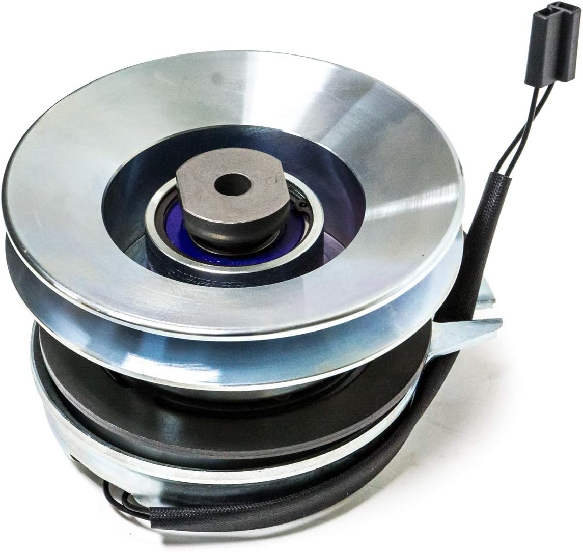 Electric PTO Clutch Replacement for MTD/Cub Cadet/Troy Bilt 917-04163A,717-04163 & Warner 5217-32 & 5217-43 Lawn Mower Engine with Upgraded Bearings