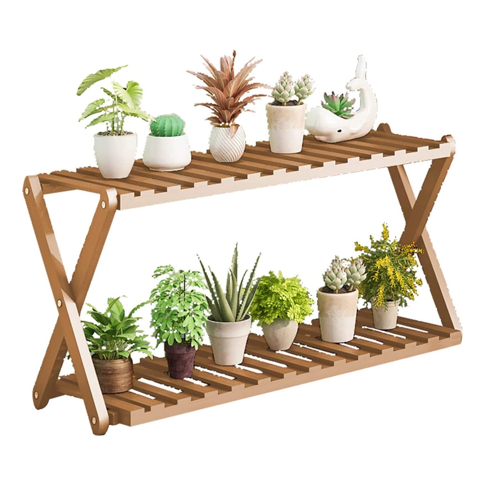 Support pour plantes vertes en bambou : la solution gain de place pour vos fenêtres