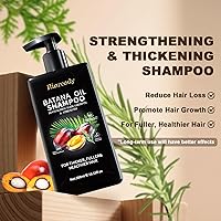 Vista 2 de Champú orgánico Batana - Fórmula de hoja de romero y thuja, se dirige al adelgazamiento del cabello y la pérdida de cabello, unisex, reduce