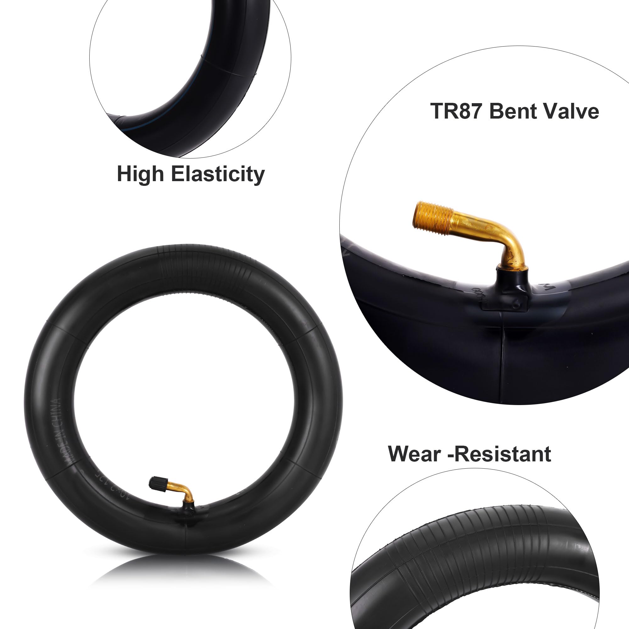 RUTU 2-Pack Heavy-Duty 10 x 2.125 Replacement Inner Tube for Self Balancing Electric Scooter Tricycle Stroller Kids Bike Drift Board - Image 4