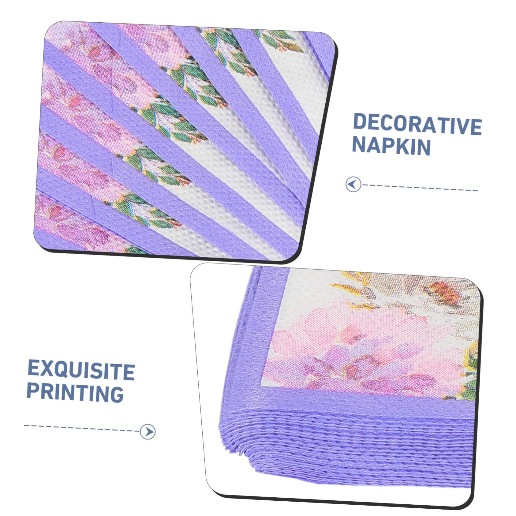 5 Series Servilleta Verde Adulto Vistoso Fiesta Decoración Servilletas De Novedad Servilletas Decorativas Navideñas Servilleta Decorativa Papel 100 Piezas*5