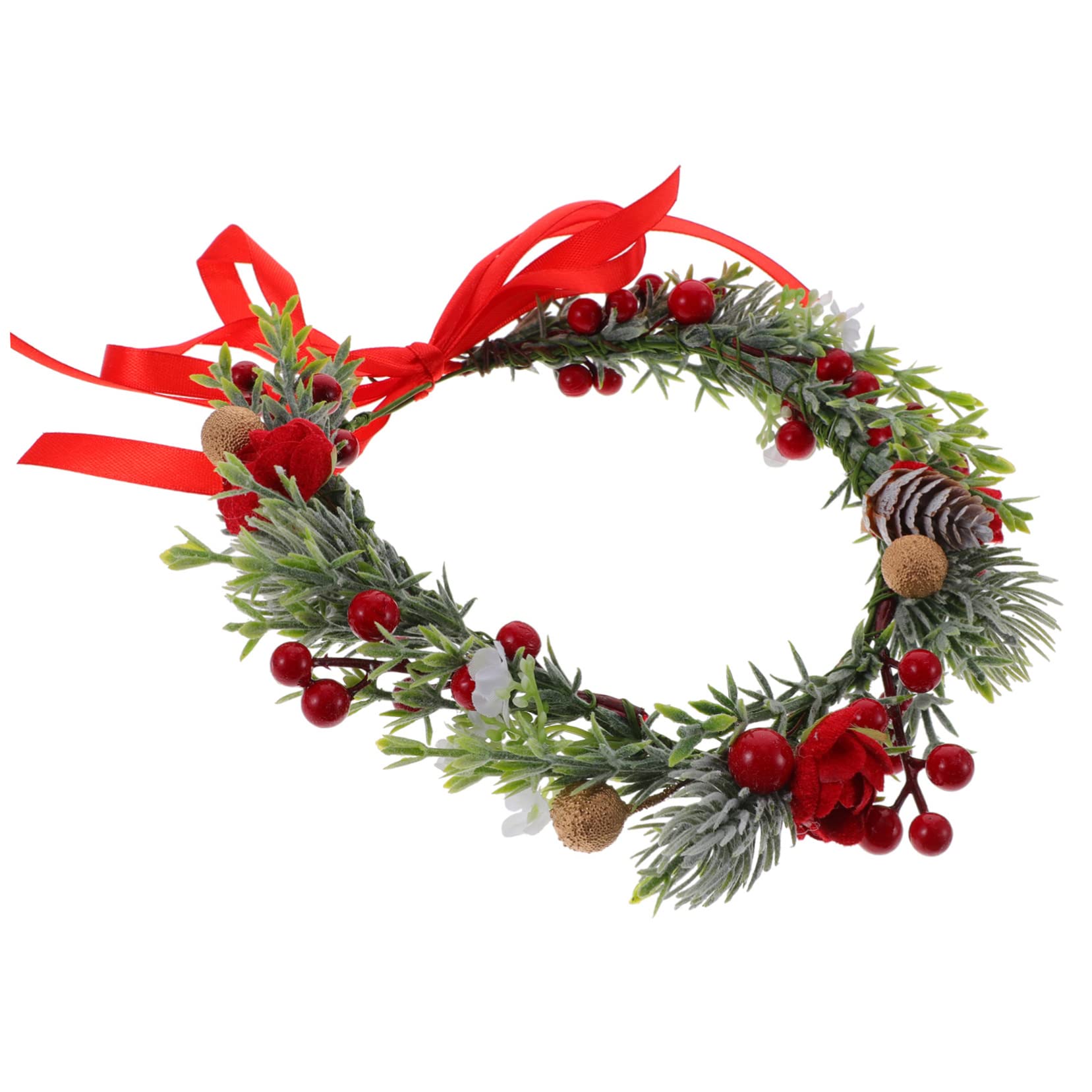 VALICLUD 5stücke Künstliche Blumenkrone Haarschmuck Mit Blattdesign Elegantes Stirnband Für Hochzeiten Festivals Und Kostüme Boho-inspiration Für Damen Leicht Und Bequem Für