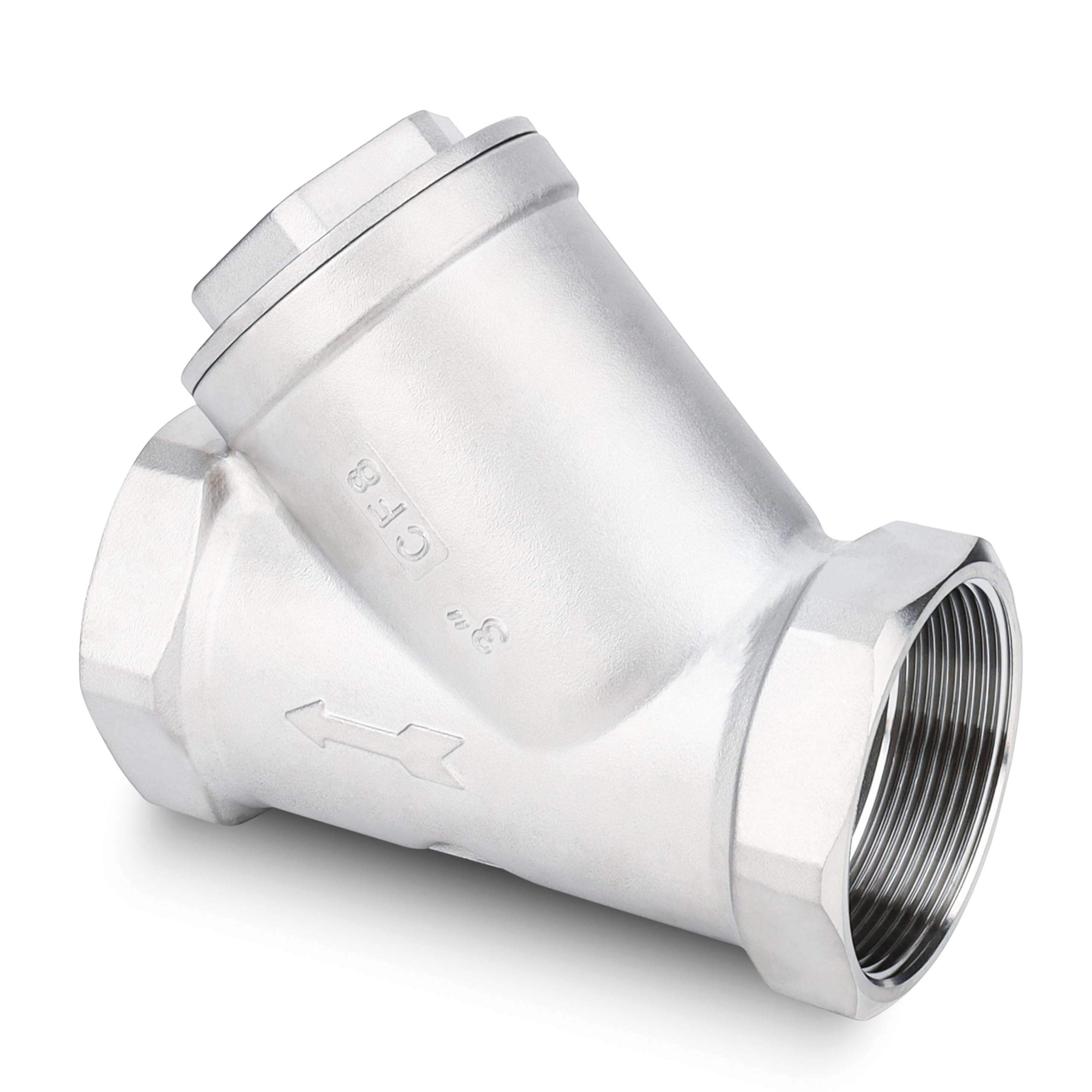 1" NPT Industrial Plumbing Y Strainer, 304 Stainless Steel, Female Thread — Amazon image 13