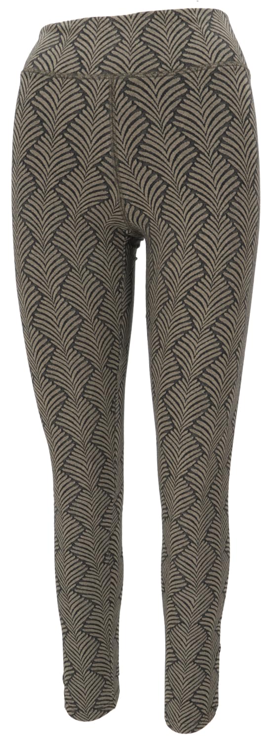 GURU SHOP Jaquard Pantalones de yoga, leggings de algodón orgánico, para mujer, pantalones cortos, leggins alternativos