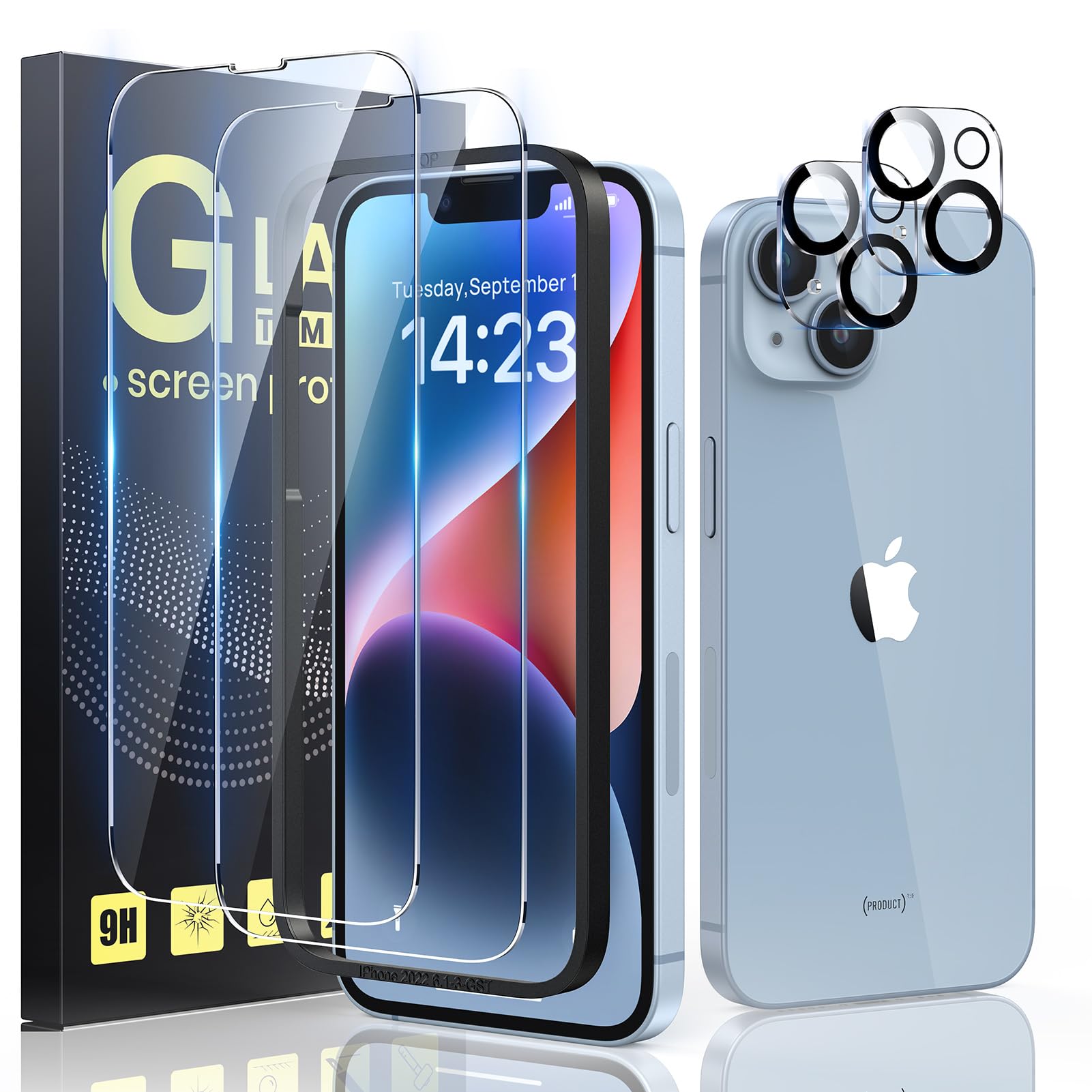 Verre Trempé Anti-Espion Pour Iphone 13 Pro Max 6,7 Pouces, Vitre