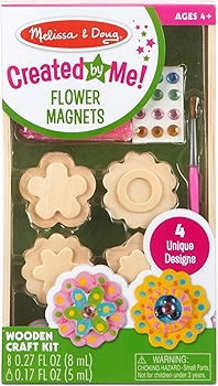 梅丽莎与道格创意花卉木制磁铁手工套件