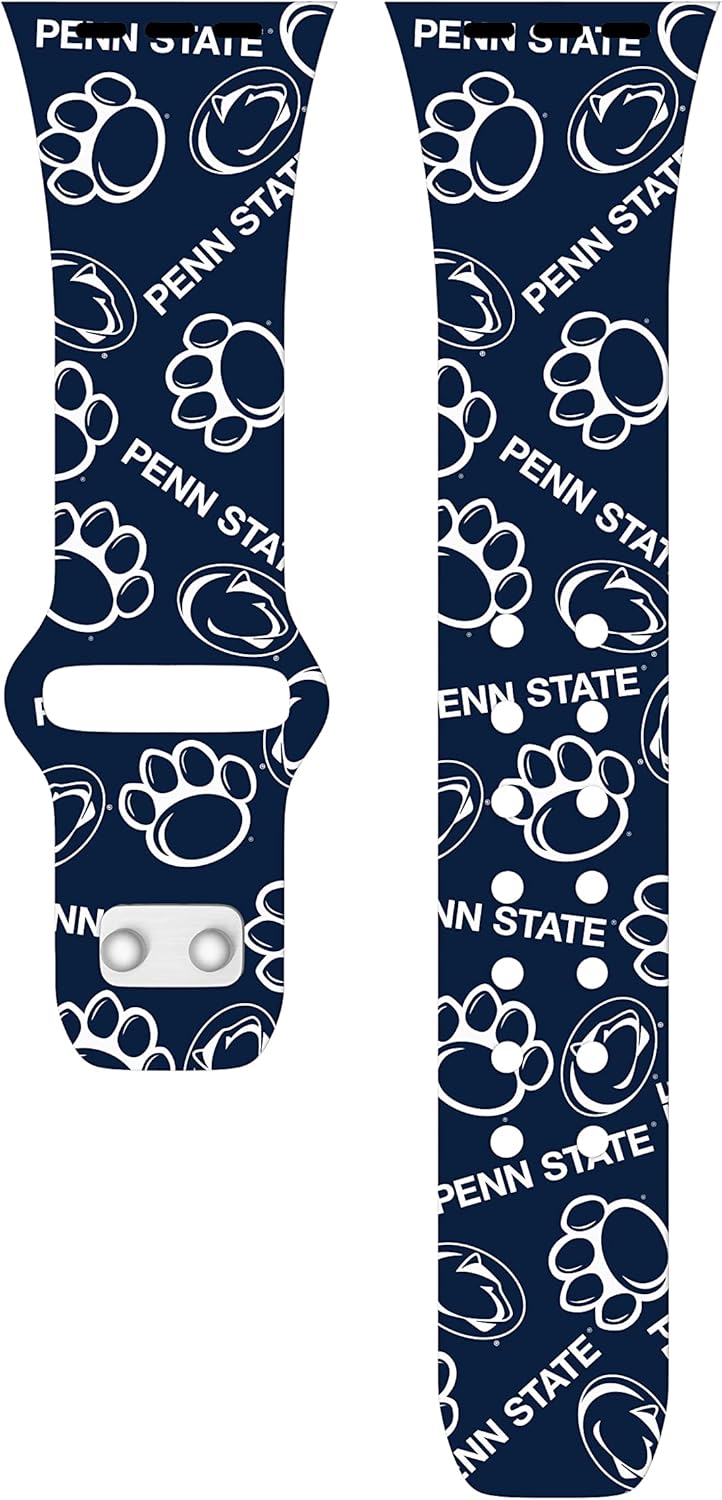 AFFINITY BANDS Penn State Nittany Lions HD Combo Package Compatible with Apple Watch and AirPods Pro (42/44/45/49mm (46mm Series 11) Long Random)