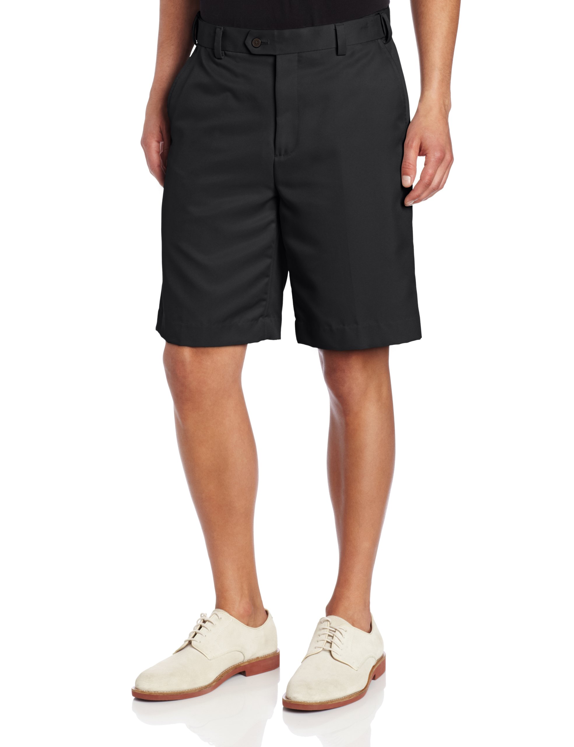 Geoffrey Beene Men's Sorbtex Performance Solid Gab Expander Waist Short
