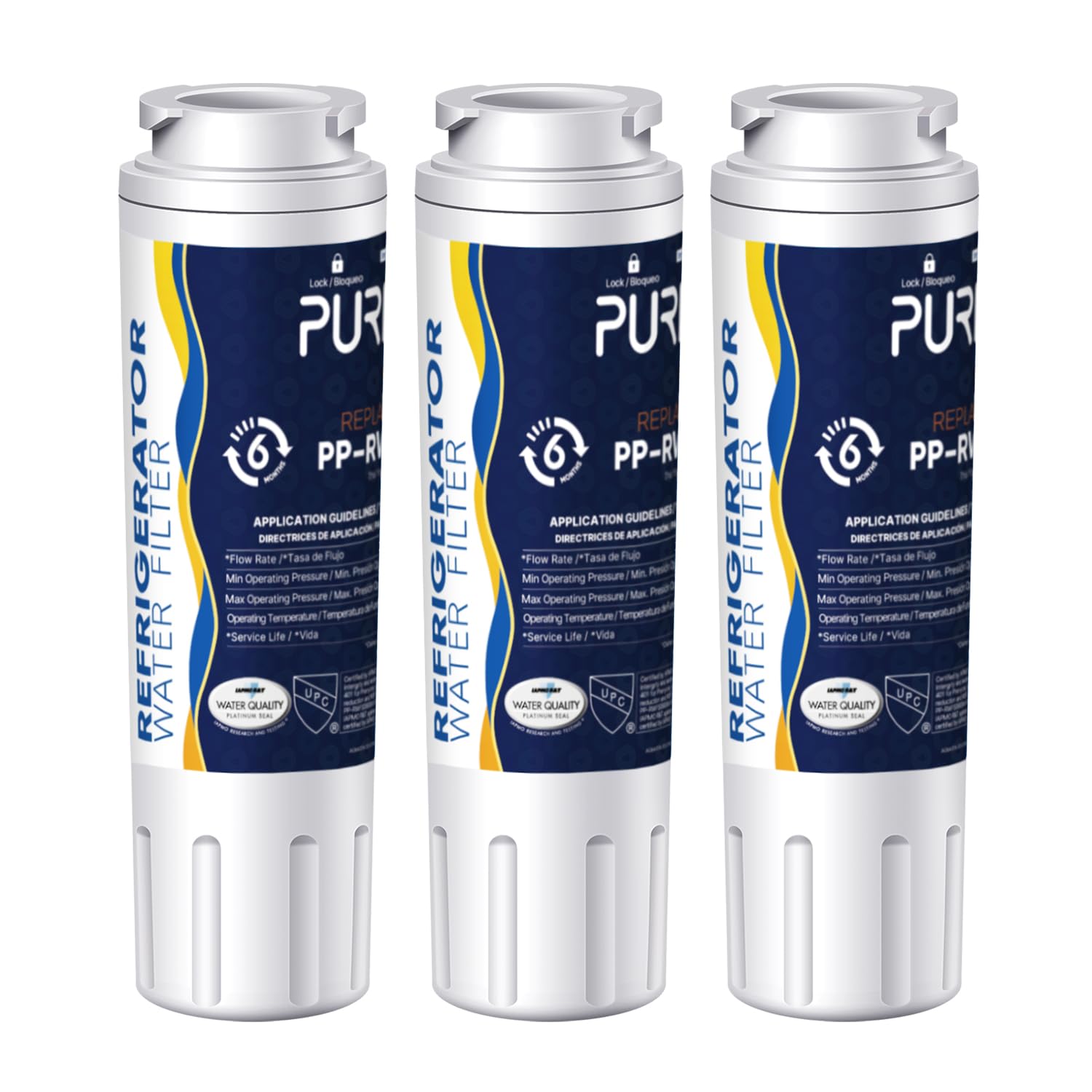 Filtre réfrigérateur PUREPLUS UKF8001 compatible avec Maytag et Everydrop Filter 4