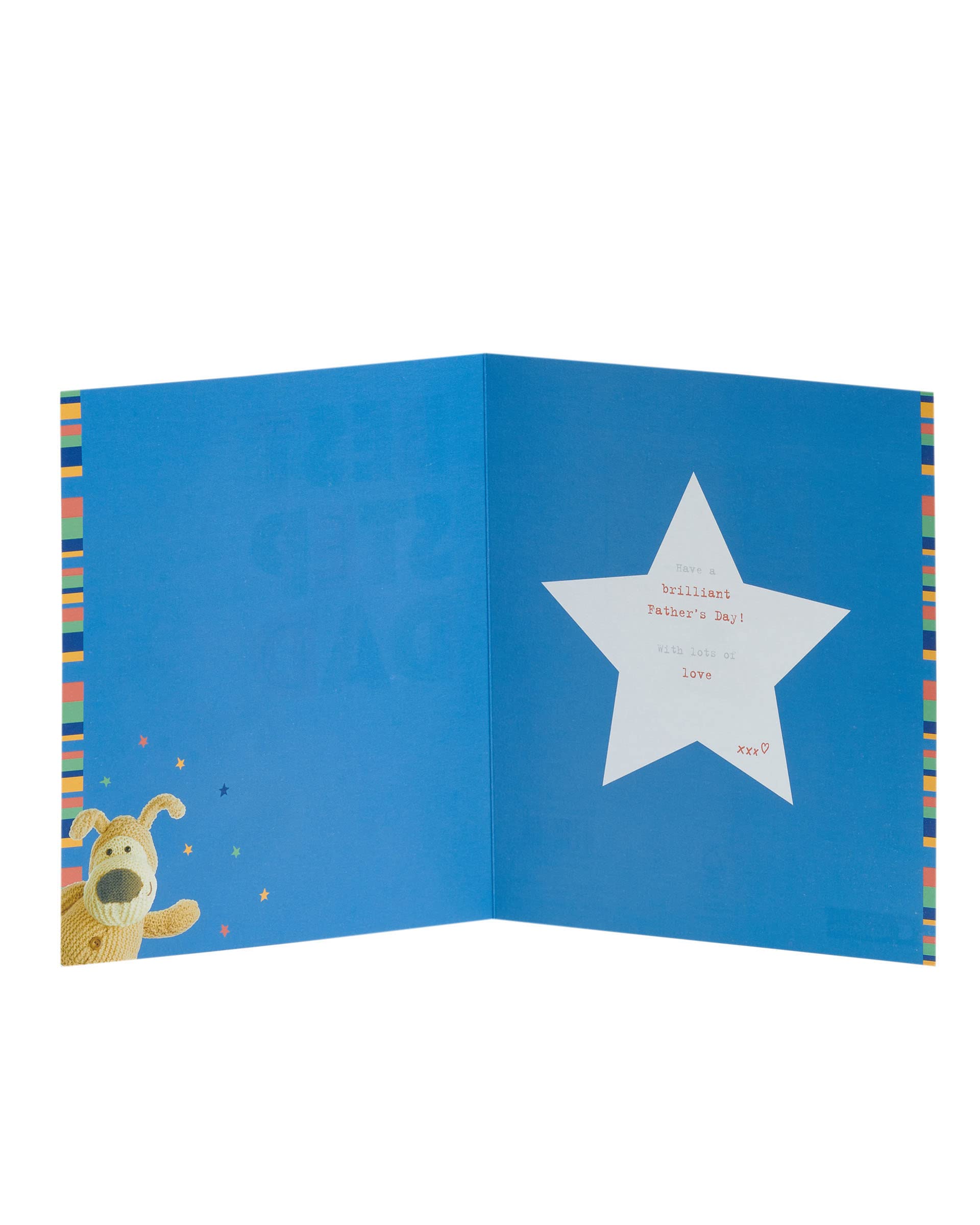 Boofle Carte D'anniversaire Pour Papa De La Part De Sa Fille, Blanc, 159 Mm X 184 Mm