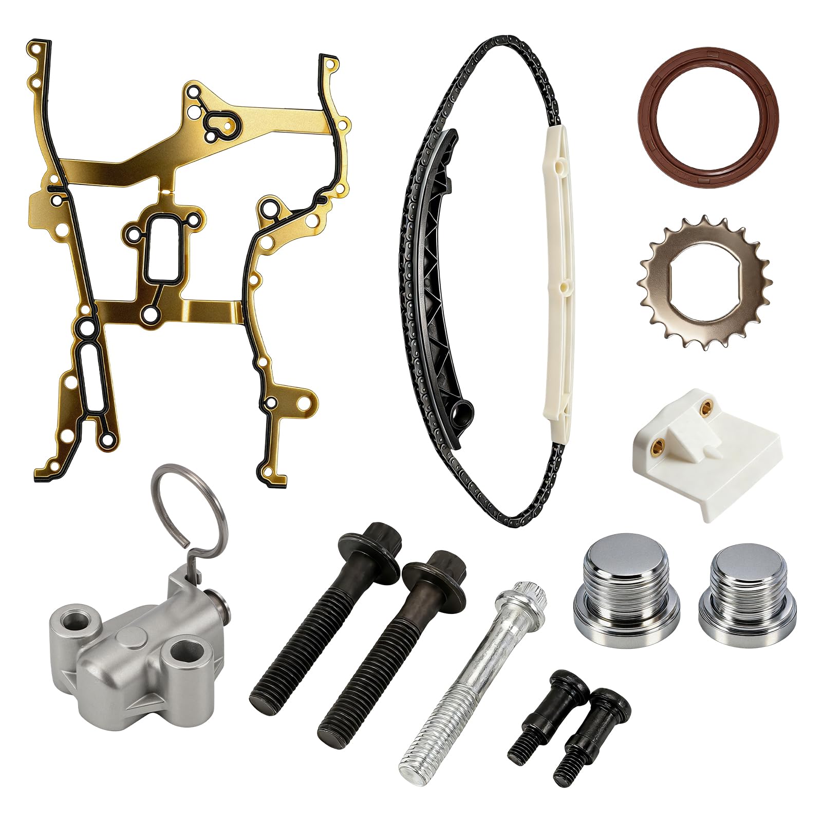 Kit chaîne de distribution 55562234 compatible avec Astra J P10 Corsa D S07 Corsa E X15 Insignia A 1.2L 1.4L Aveo T300 Cruze J300 J305 J308 5636360 90529570 637241 55353997 55353998