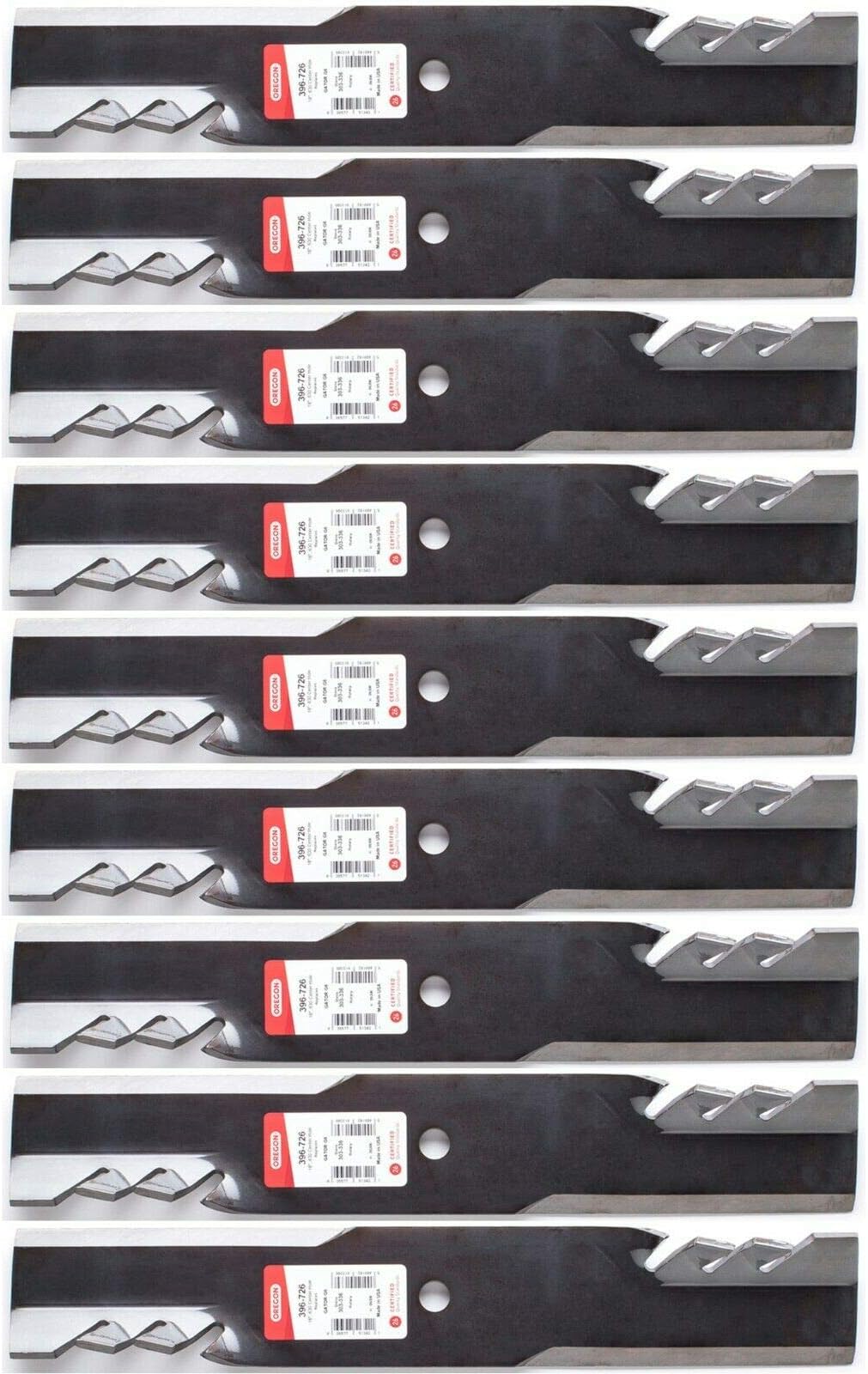 Oregon 6 Pack 96344 Gator Mulcher Blade for Scag 482878 48185 481711 Patio, Lawn
