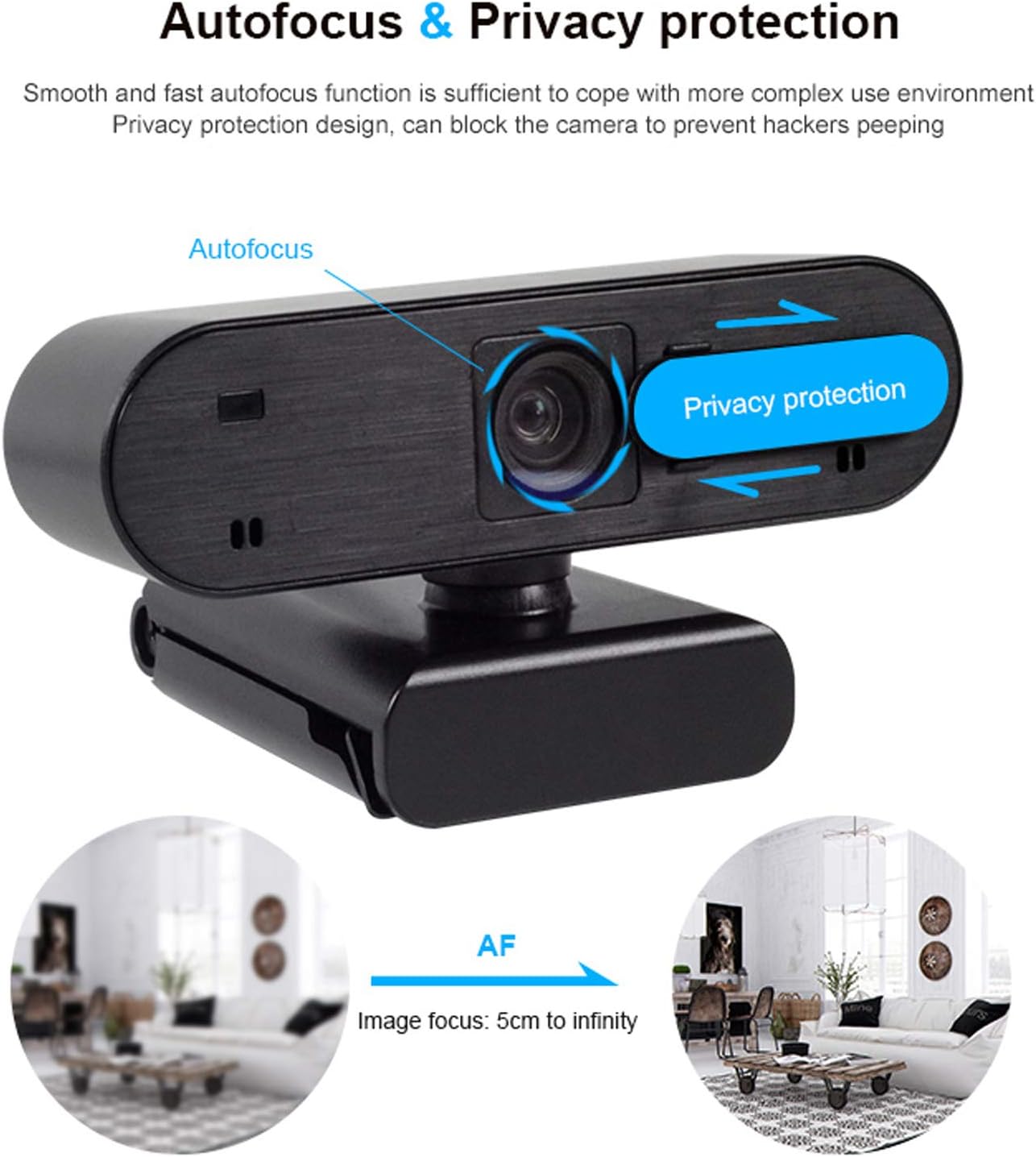 Exсluѕіvе Dіѕсоunt 80% оƒƒеr ANTZZON 1080P HD Auto Focus Webcam with Privacy Cover, Built-in Noise Reduction Microphone Streaming USB Camera for Zoom Meeting, Conferencing, Online Work&Course, Skype, and Microsoft Teams