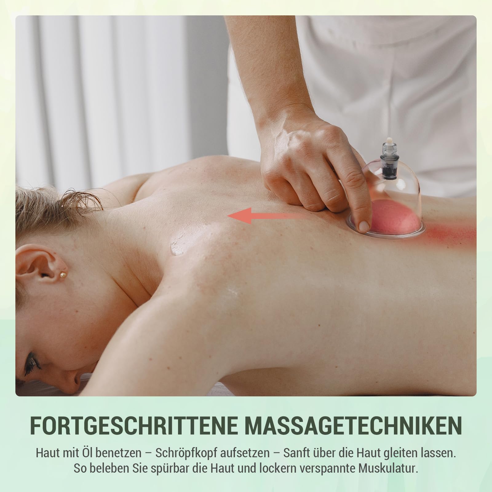 Schröpfgläser mit Vakuumpumpe, (24 Stück) Schröpfglas für Gesicht und Körper,Schröpfen set für Lymphdrainage，Muskelentspannung und gegen Cellulite，Schröpfset mit MiNi-Akupressurpunkt und Gua Sha-Brett