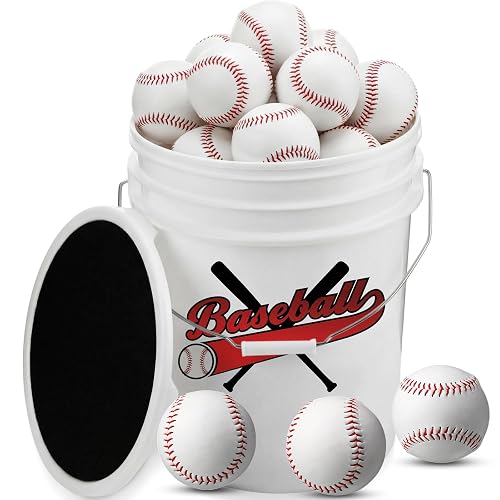 Lewtemi 24 Packs Baseball Balls Bulk with