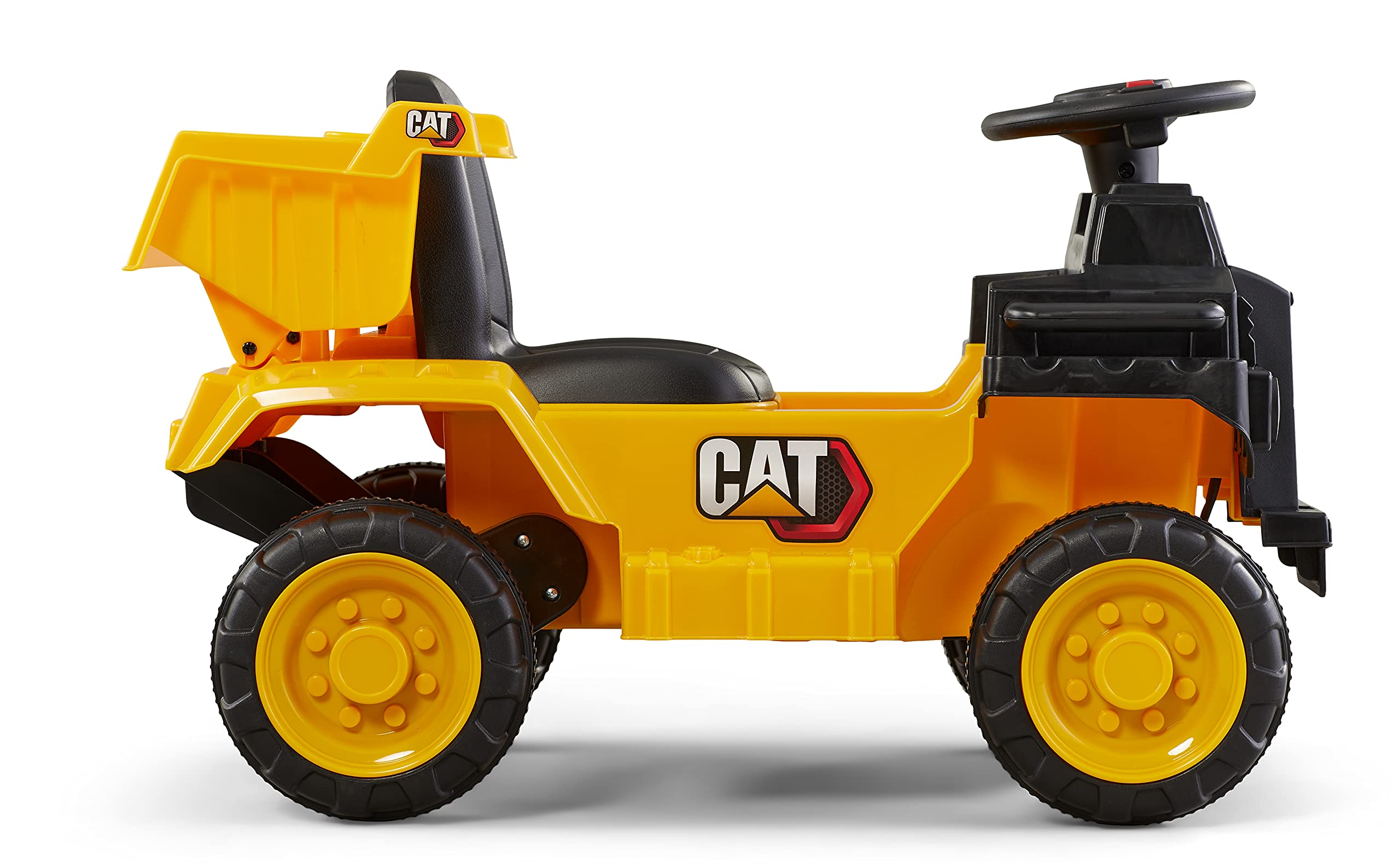 Kid Trax CAT Dump Truck Toddler Electric Quad Ride On Toy, 6 Volt, Kids