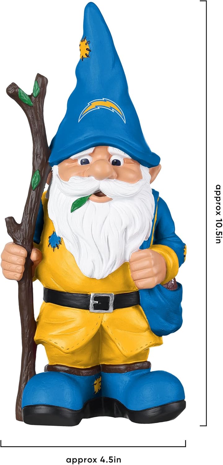 NFL Team Logo Holding Stick Garden Statue Outdoor Gnome